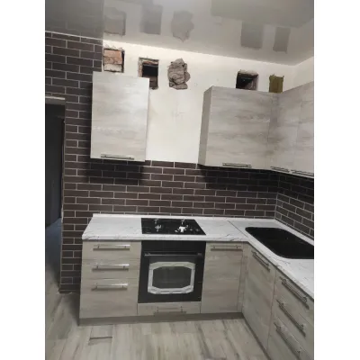 Кутова кухня на замовлення у кольорі Дуб сірий №13 08.03.2023-0