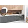 Модульная кухня 3400 мм прямая Графит, Дуб натуральный Эко Komfortmebli-4-thumb