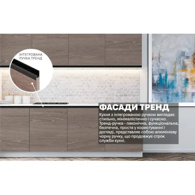 Готовая кухня Комфорт Тренд 2 метра Дуб сонома трюфель-2