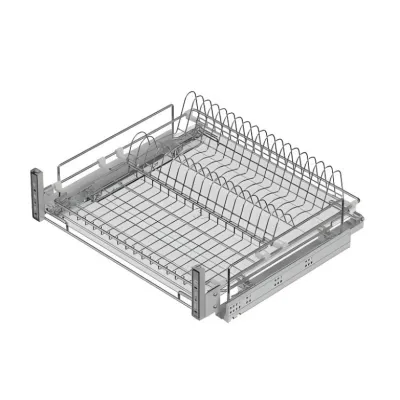 Сушка висувна 600 (560-580x520x185) на тандемах Blum, хром Starax-2