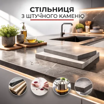 Столешница из искусственного камня-0
