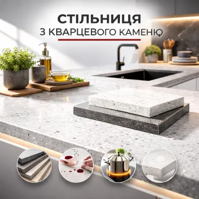 Столешница кварцевая-0