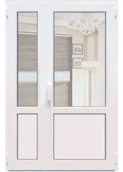 Металопластикові міжкімнатні двері Steko S500 1300 x 2000 мм