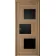 Межкомнатные Двери Albero Megapolis PVH Stokgolm Черное стекло ПВХ плёнка-5-thumb