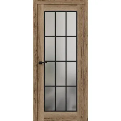 Межкомнатные Двери Brama Eco-cell 16-33 Черное стекло ПВХ плёнка-2