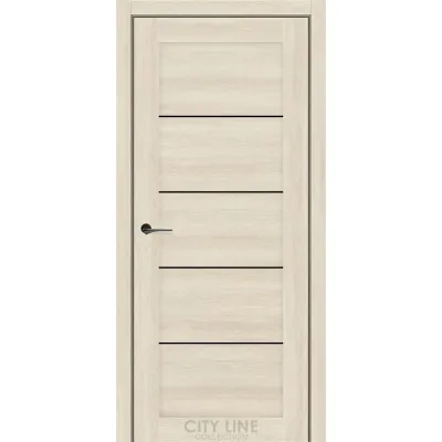 Межкомнатные Двери City Line BELTON Черное стекло ПВХ плёнка-6