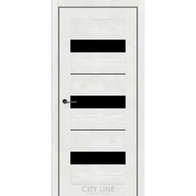 Межкомнатные Двери City Line ARION Черное стекло ПВХ плёнка-10