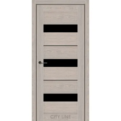 Межкомнатные Двери City Line ARION Черное стекло ПВХ плёнка-8
