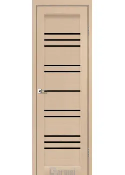 Двери Darumi Doors Versal дуб боровой нестандартная Черное стекло