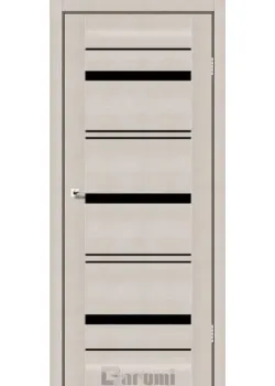 Двері Darumi Doors Darina дуб мембау Чорне скло