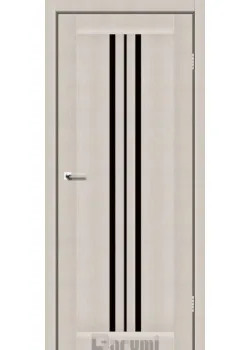 Двері Darumi Doors Stella дуб мембау Чорне скло