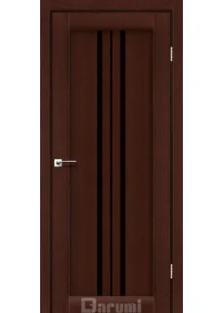 Двері Darumi Doors Stella венге панга Чорне скло