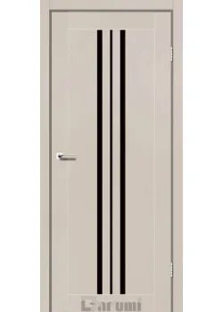 Двері Darumi Doors Stella димчастий краст Чорне скло