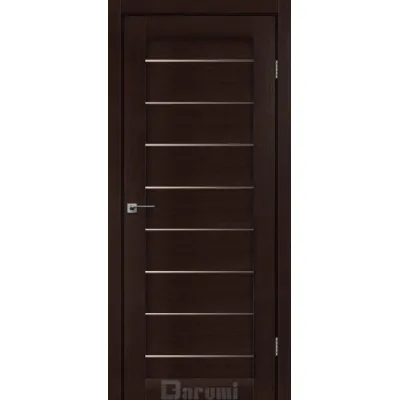 Межкомнатные Двери Darumi Doors Leona дуб честнат сатин белый Ламинатин-0