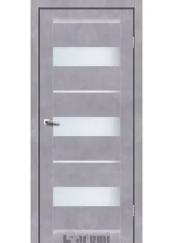 Двери Darumi Doors Marsel серый бетон сатин белый