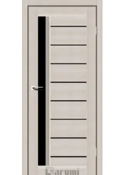 Двері Darumi Doors Bordo дуб мембау Чорне скло