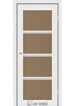 Двері Darumi Doors Avant білий матовий сатин бронза