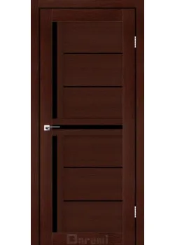 Двери Darumi Doors Sabrina венге панга Черное стекло