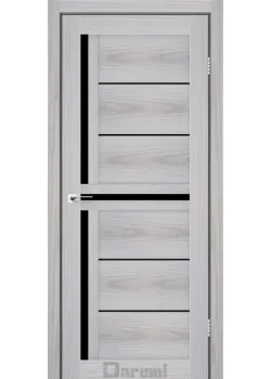 Двері Darumi Doors Sabrina сіра модрина Чорне скло