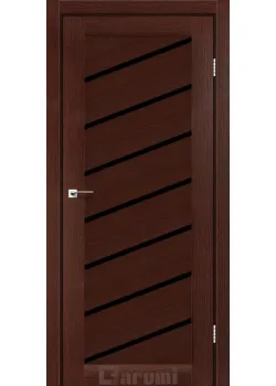 Двери Darumi Doors Rosalia венге панга Черное стекло