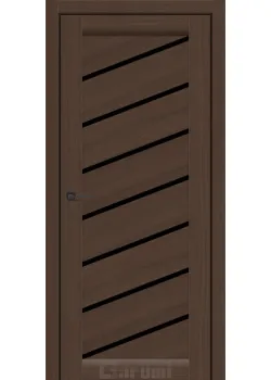 Двери Darumi Doors Rosalia дуб карини Черное стекло