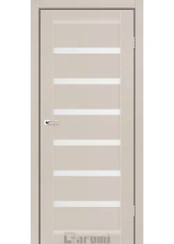 Двери Darumi Doors Vela дымчастый краст сатин белый