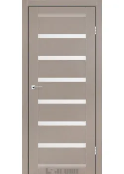 Двери Darumi Doors Vela серый краст сатин белый