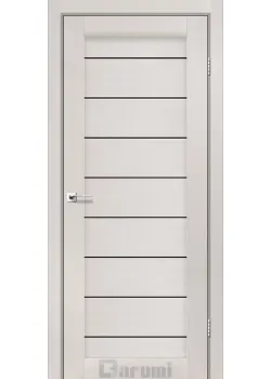 Двери Darumi Doors Leona дуб ольс Черное стекло