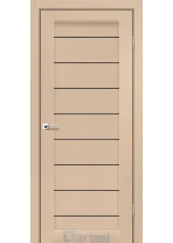 Двери Darumi Doors Leona дуб боровой Черное стекло