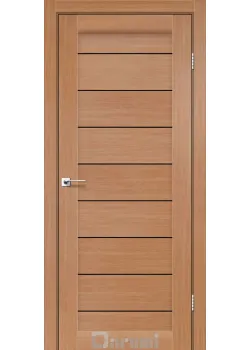 Двері Darumi Doors Leona дуб натуральний Чорне скло