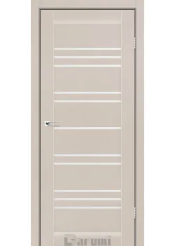 Двери Darumi Doors Versal дымчастый краст сатин белый