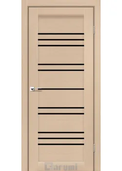 Двери Darumi Doors Versal дуб боровой Черное стекло
