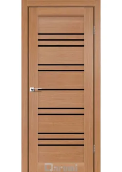 Двери Darumi Doors Versal дуб натуральный Черное стекло