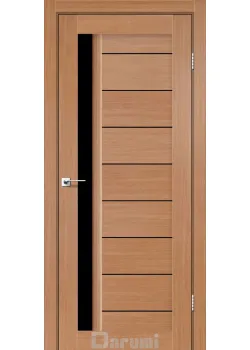 Двері Darumi Doors Bordo дуб натуральний Чорне скло