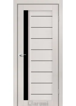 Двері Darumi Doors Bordo дуб ольс Чорне скло