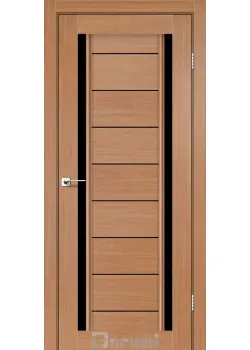 Двері Darumi Doors Madrid дуб натуральний Чорне скло