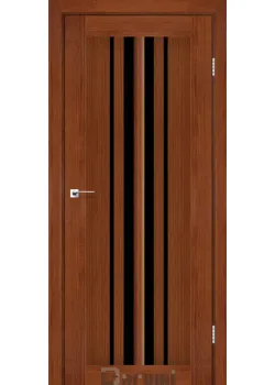 Двери Darumi Doors Prime орех роял Черное стекло