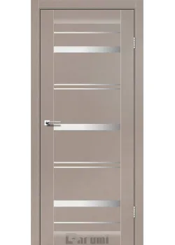 Двері Darumi Doors Darina сірий краст сатин білий
