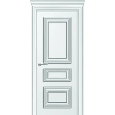 Межкомнатные Двери DVERIPRO Provance Леон ПГ белая Краска-0