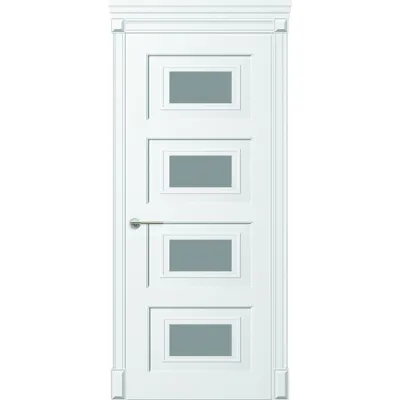 Межкомнатные Двери DVERIPRO Provance Палермо ПО белая Краска-0