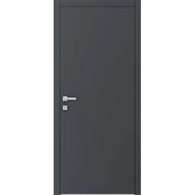 Межкомнатные Двери DVERIPRO Avangard A1 графит Краска-0