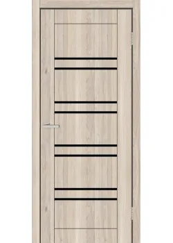 Двери Europe Doors Шотландия POLITEX Черное стекло