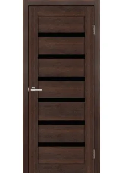 Двери Europe Doors Франция PVC Черное стекло