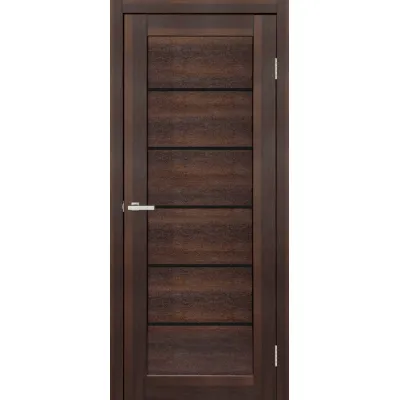 Межкомнатные Двери Europe Doors Испания PVC Черное стекло ПВХ плёнка-2