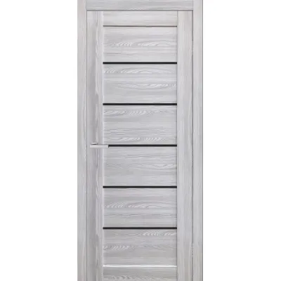 Межкомнатные Двери Europe Doors Испания PVC Черное стекло ПВХ плёнка-0