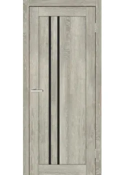 Двери Europe Doors Бельгия PVC Черное стекло