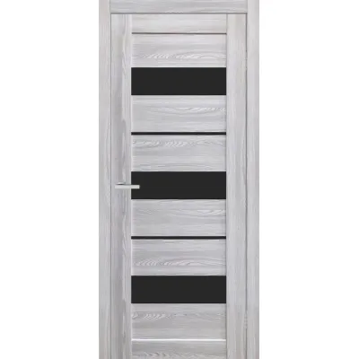 Межкомнатные Двери Europe Doors Дания PVC Черное стекло ПВХ плёнка-0