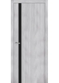 Двери Europe Doors Литва PVC Черное стекло