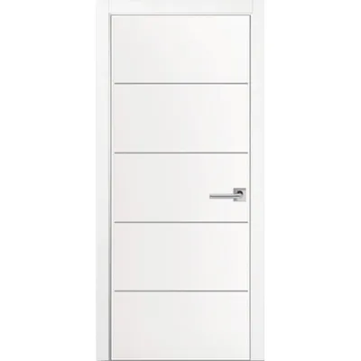 Межкомнатные Двери Free Style Primer White №5 Под покраску-0