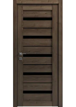 Двері ГРАНД Grand Lux-4 Чорне скло